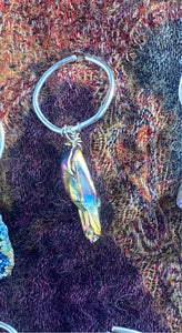 16g titanium quartz nose hoop