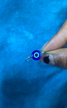 Load image into Gallery viewer, 16g evil eye nose ring